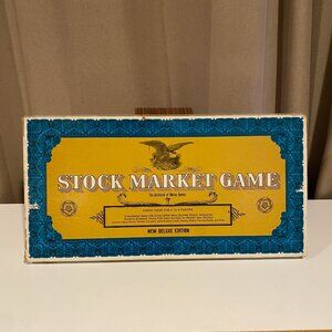 Vintage Stock‎ Market Game 1968 Western Publishing Deluxe Edition Complete